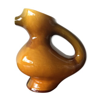 Zoomorphic ceramic pitcher