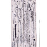 Tapis azilal rayé 120x263cm