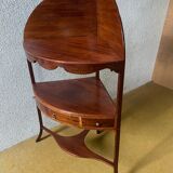19th century mahogany corner cabinet