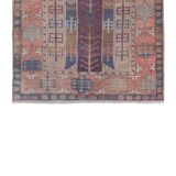 Tapis vintage turc de oushak tissé à la main 125x198 cm