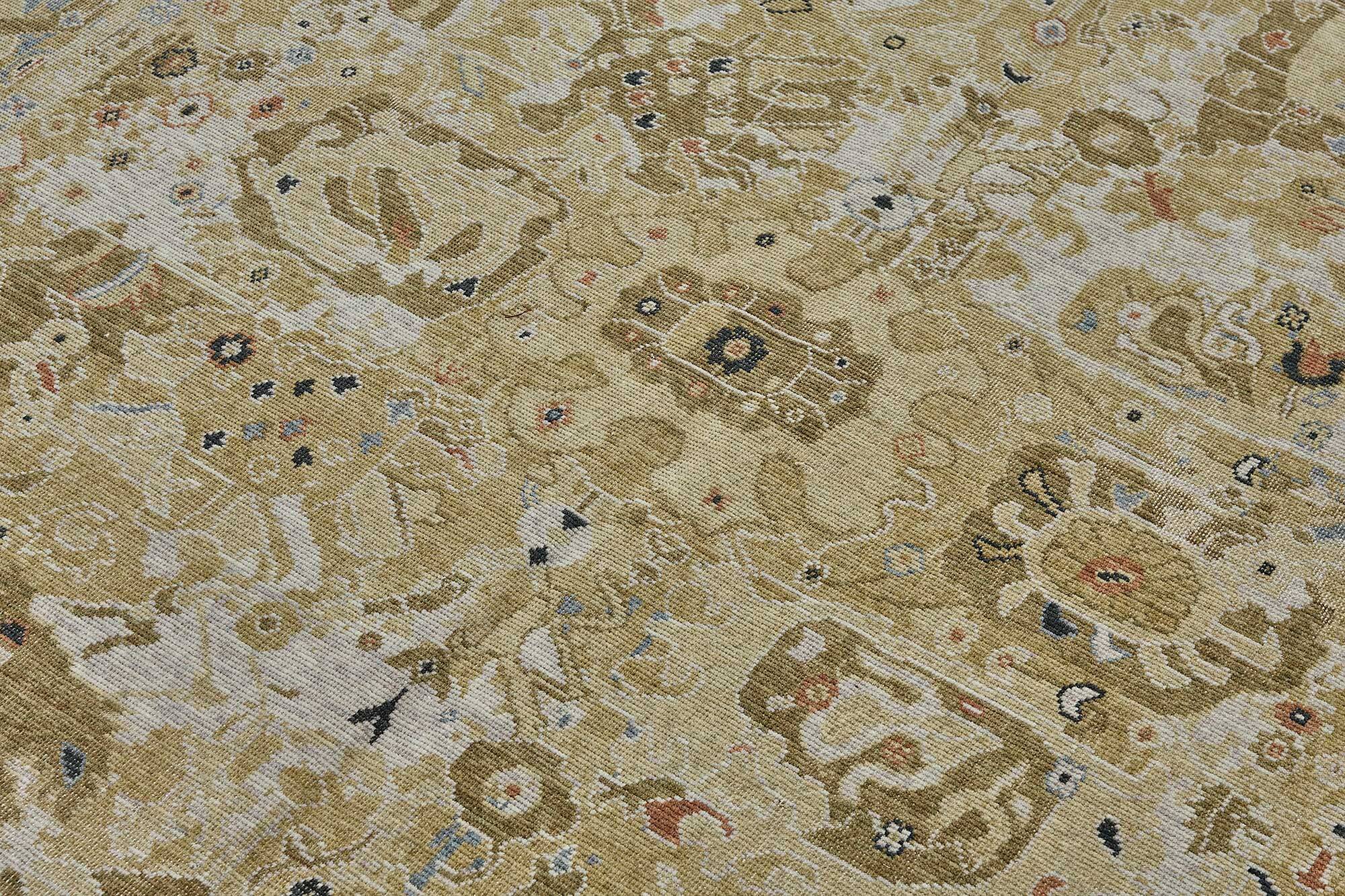 Turkish Handcrafted Loom Oushak Rug 206 cm x 292 cm