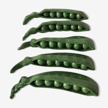 Ceramic knife holder pea