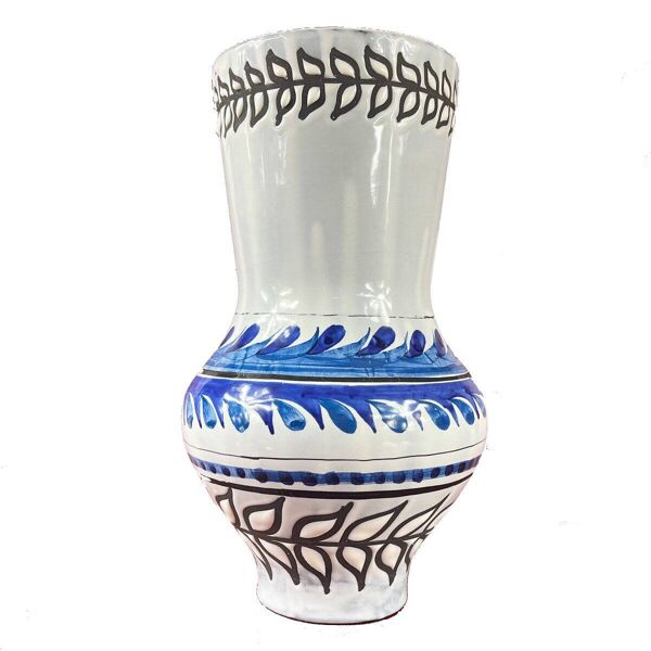 Vase balustre bleu Roger Capron