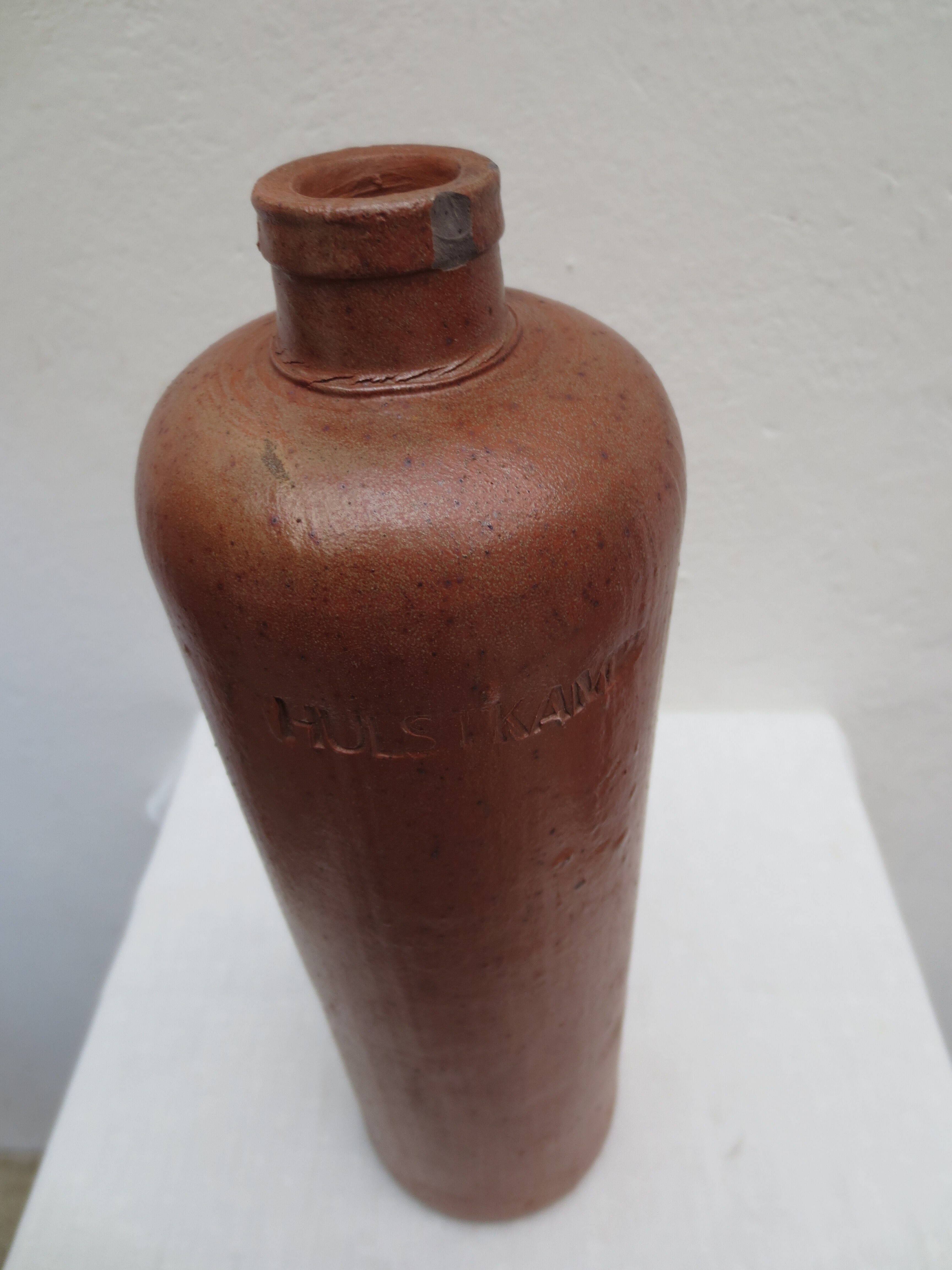 beautiful liquor bottle in flaming sandies