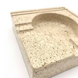 Vintage travertine ashtray, 1970s
