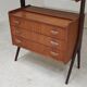 Coiffeuse/Bureau par Poul Volther pour Orum,  Samcom Danemark
