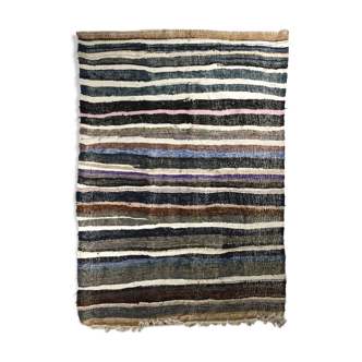 Anatolian handmade kilim rug 280 cm x 186 cm