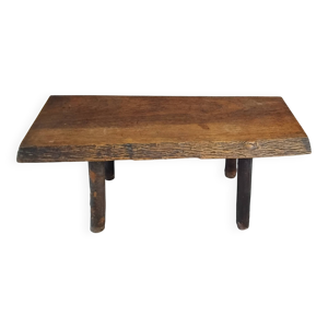 Table basse brutaliste - massif