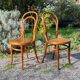 Pair of bistro chairs n°14 by Fischel austria bers 1915