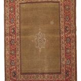 Handmade antique Persian Tabriz rug 121cm x 167cm 1900s