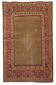 Handmade antique Persian Tabriz rug 121cm x 167cm 1900s