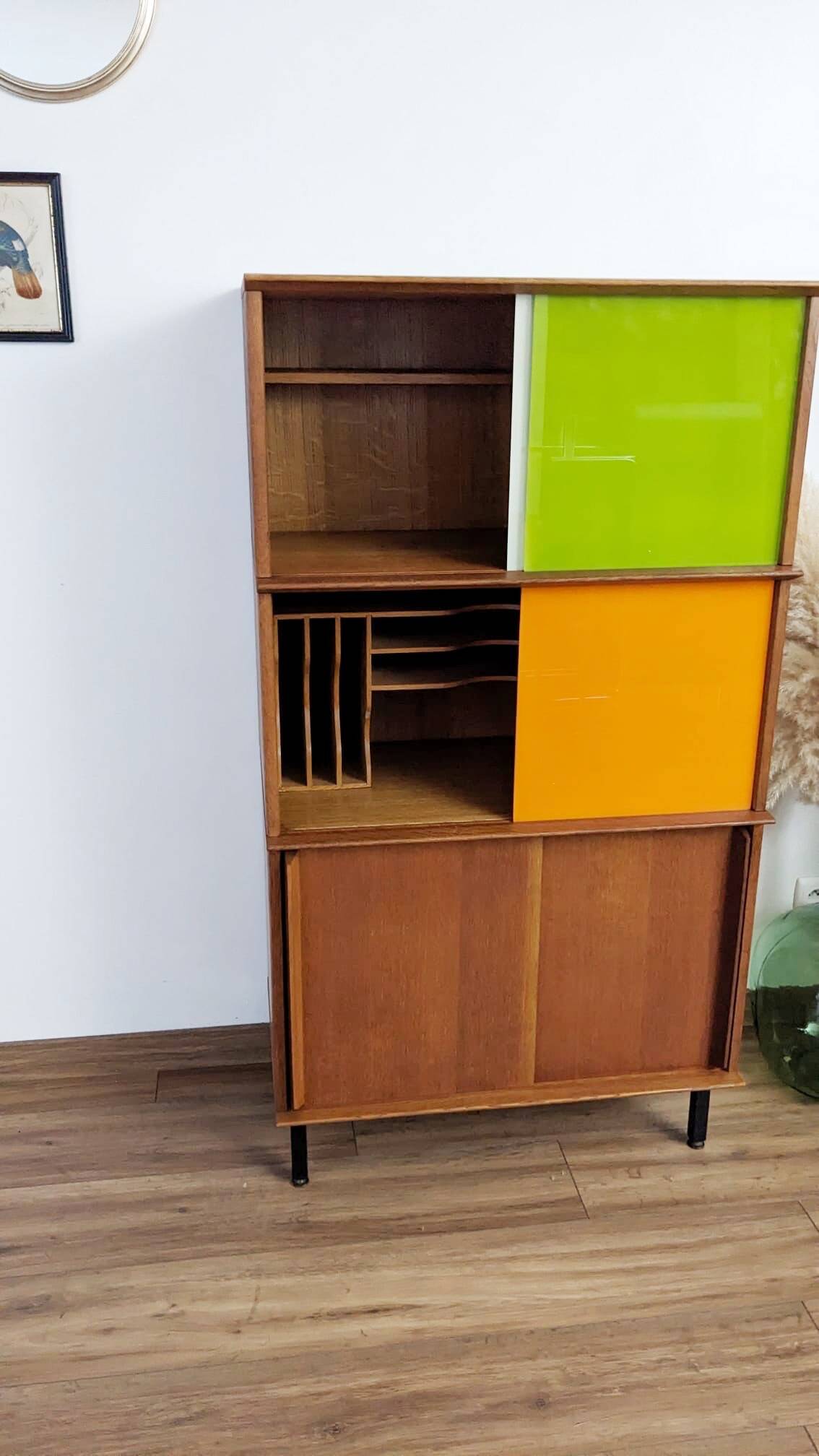 Bibliothèque meuble Oscar des années 60