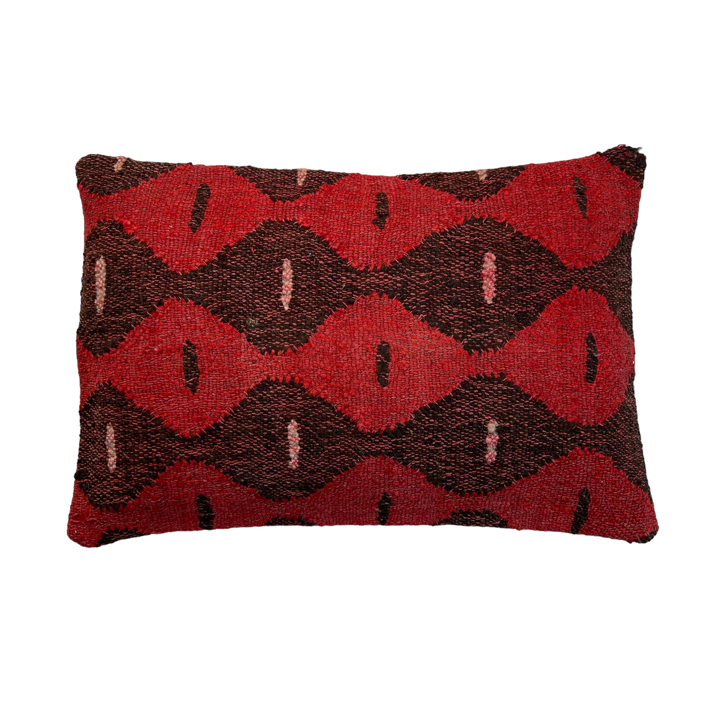 Vintage turkish kilim cushion cover, 30 x 50 cm