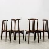 Vintage Dining Chairs Designed By M. Zieliński, 1960's, Set Of 4