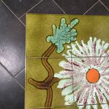 Vintage coffee table in glazed ceramic from the 1960s.