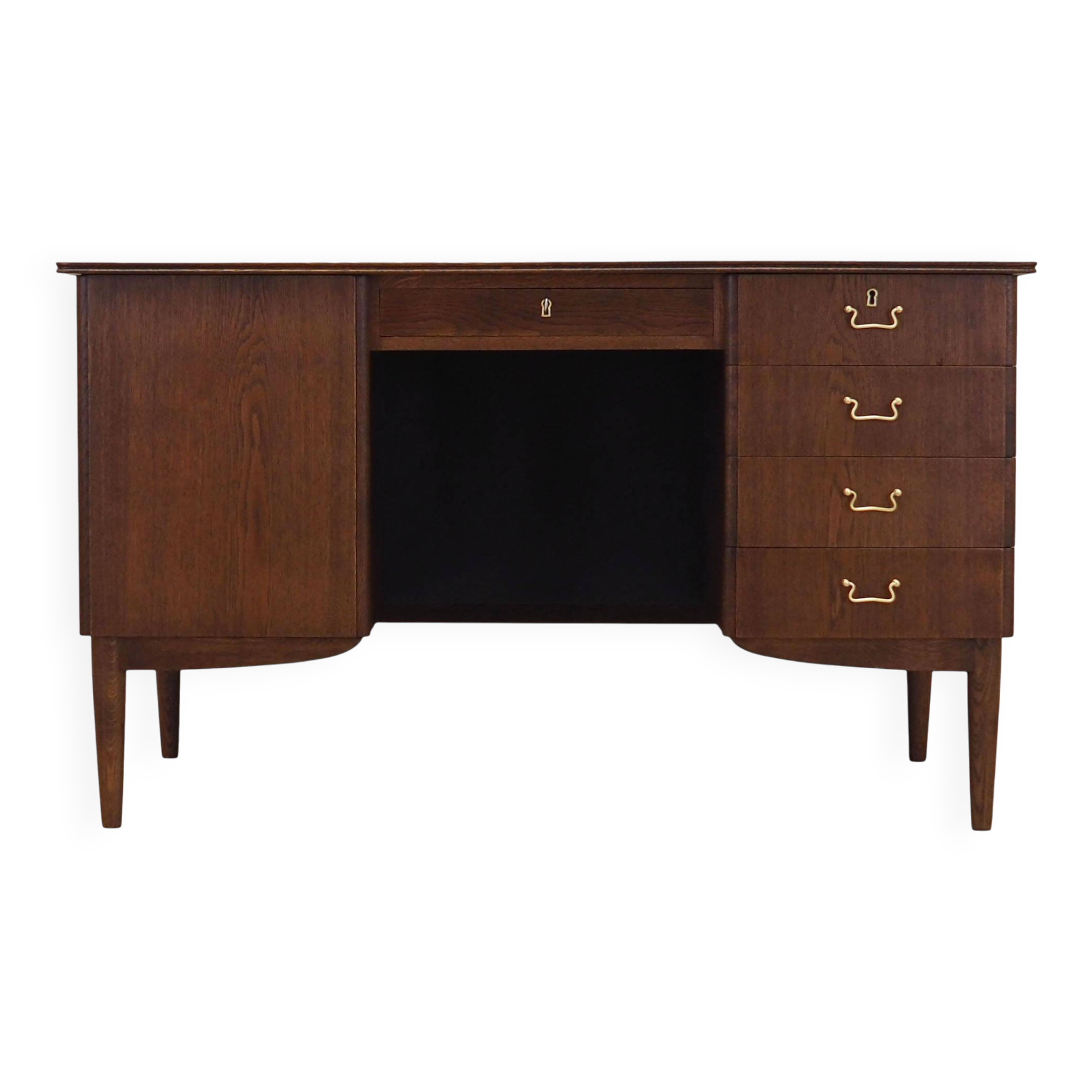 Oak desk, Danish design, 1970s, production: Denmark