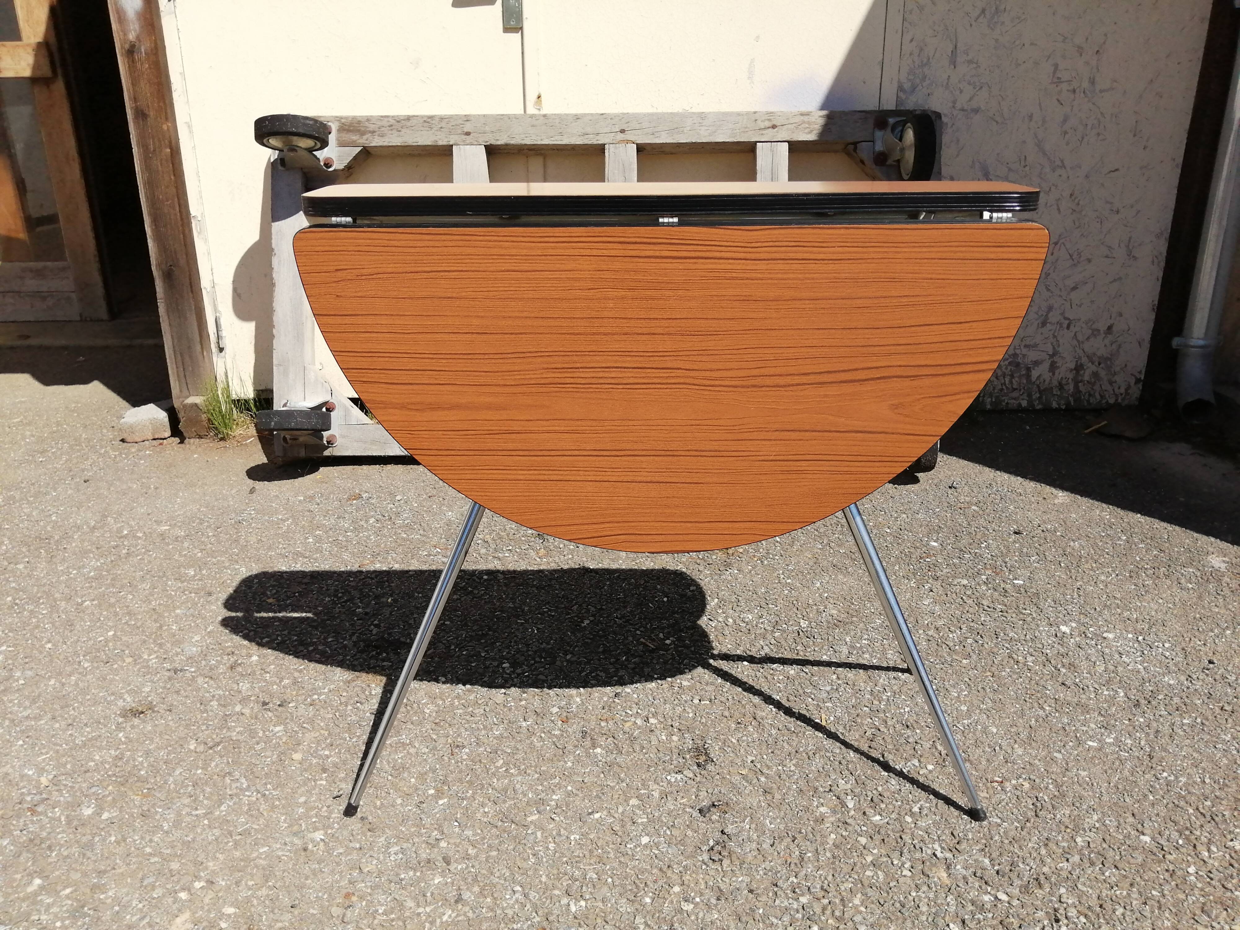 Butterfly table in formica - Vintage