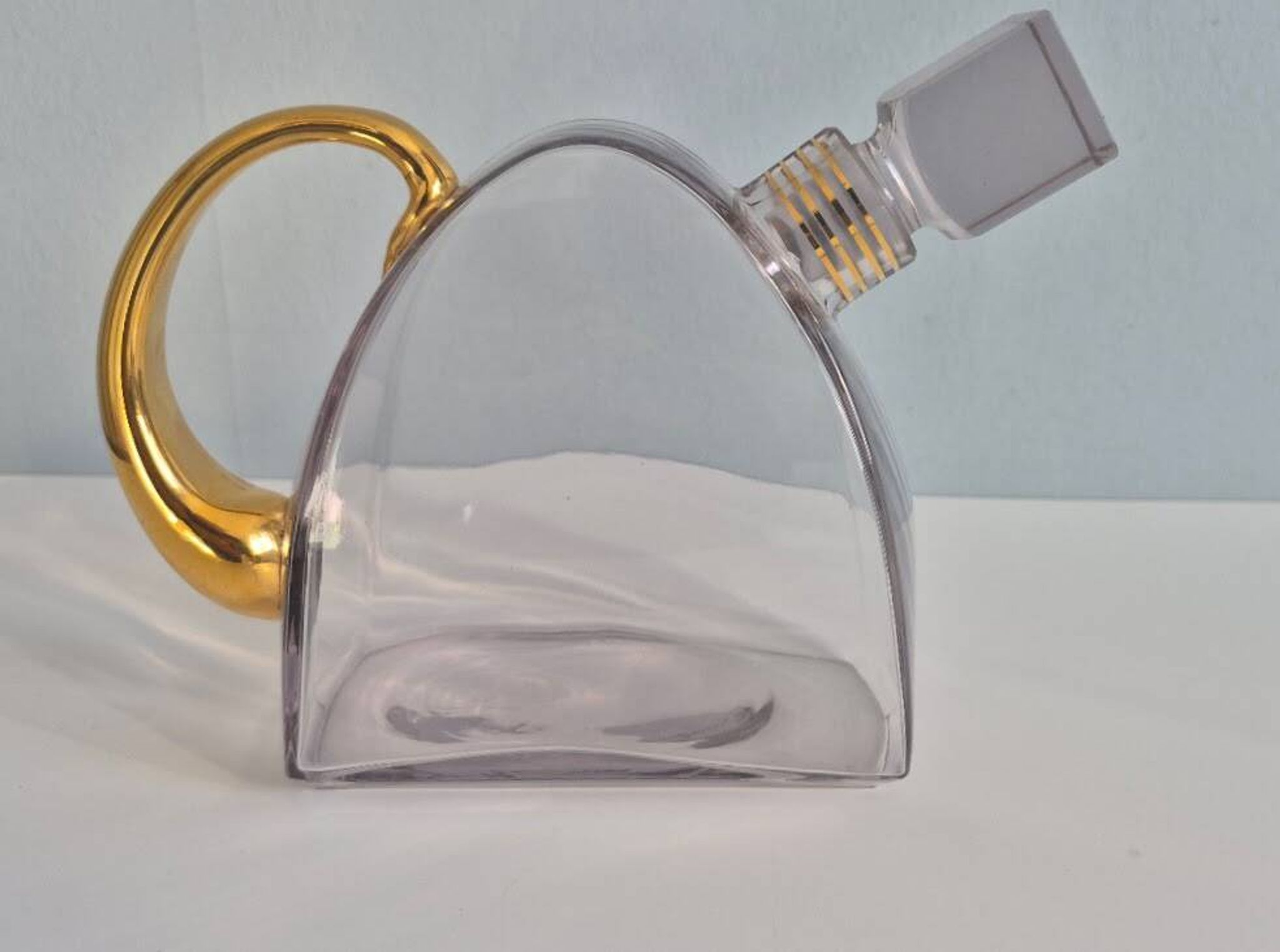 Carafe en verre art déco