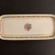 Chocolate cake dish Raynaud Limoges floral decoration