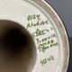 Dutch ceramic art nouveau Plazuid Gouda Pottery table lamp, 1920s