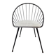 Vintage Corbeil armchair, iron, 1950s.