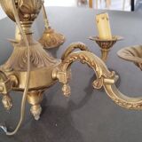 Brass chandelier