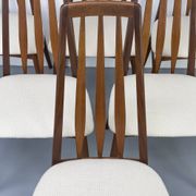 Chaises Eva en Teck par Niels Koefoed pour Koefoeds Hornslet, 1960s, Set de 6