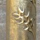 75 shell casing carved - Art of the poilus floral decoration WW1