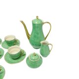 Coffee set, mid-century modern, porcelain, Porcelit Pruszków, Poland, 1970s.