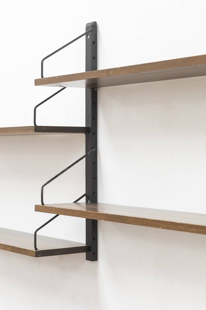 3-bay wall unit by Poul Cadovius, Denmark, 1960s