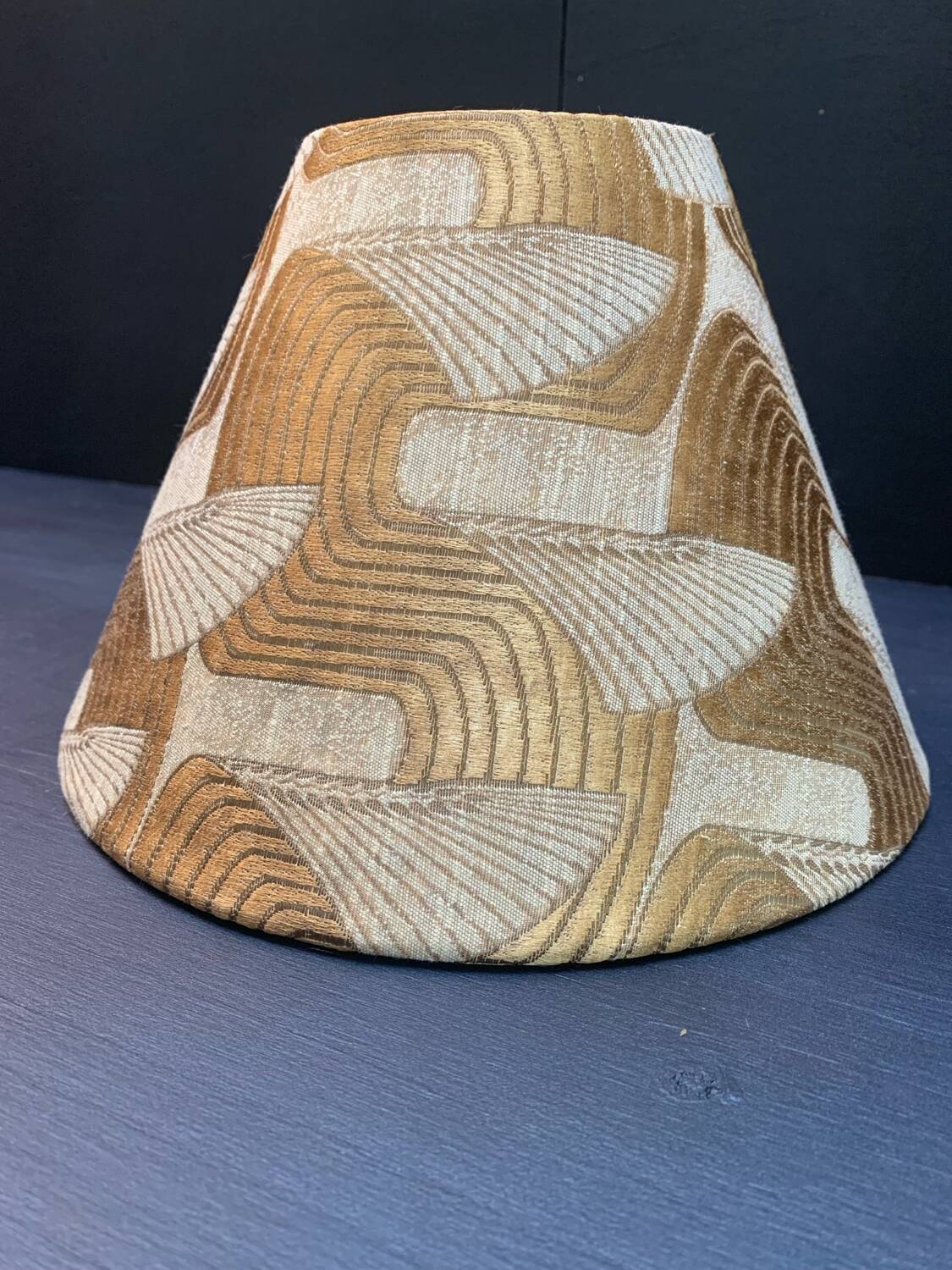 Art Deco style conical lampshade