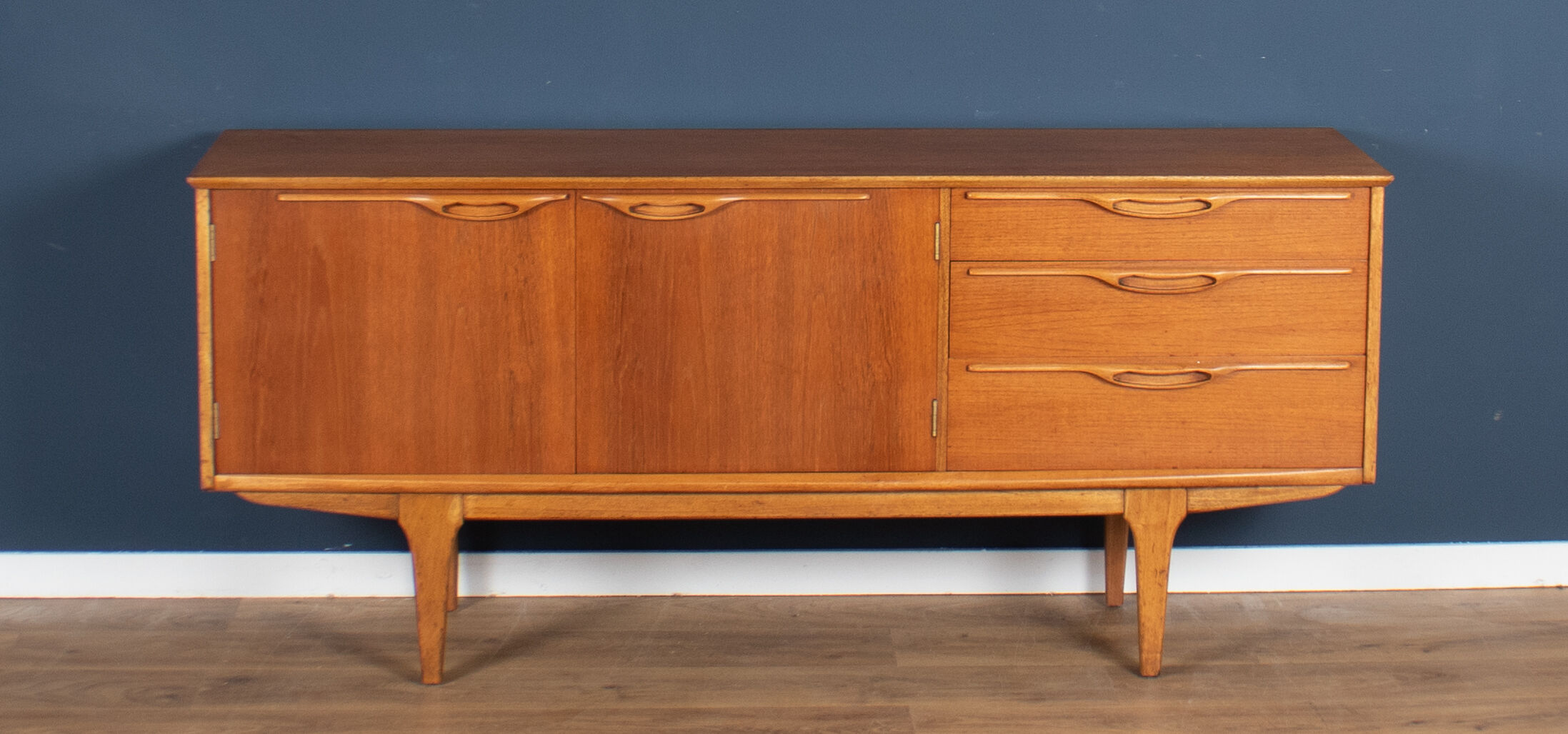 Retro teak 1960s short jentique classic mid century sideboard