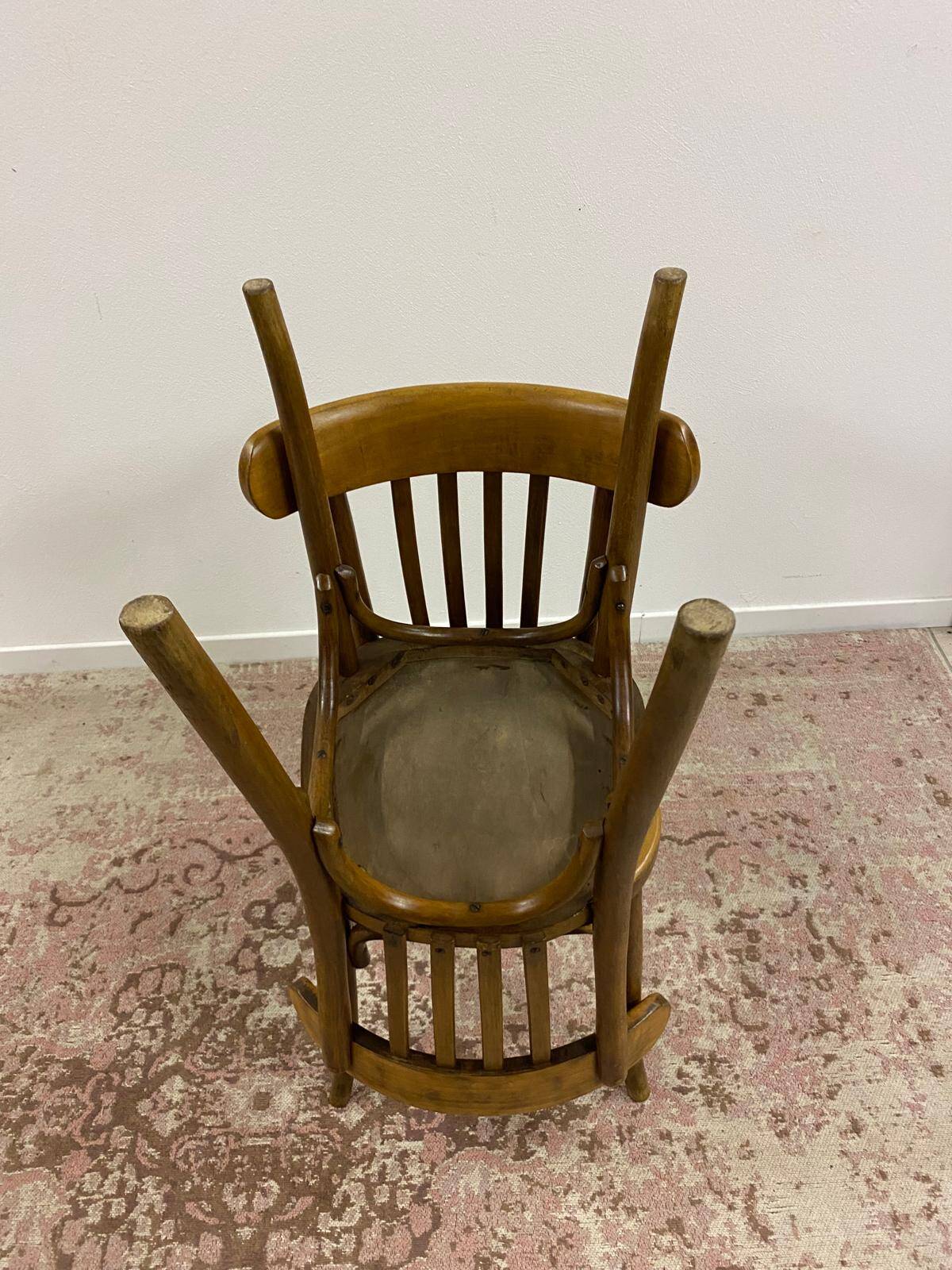 Pair of Baumann bistro chairs