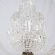 Murano glass chandelier by Barovier & Toso, Italy, 1940s