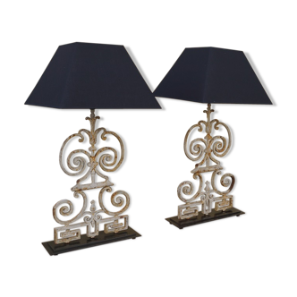 Pair of lamps 1900