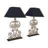 Pair of lamps 1900