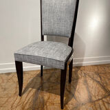 French Art Deco Dining Chairs set of 6