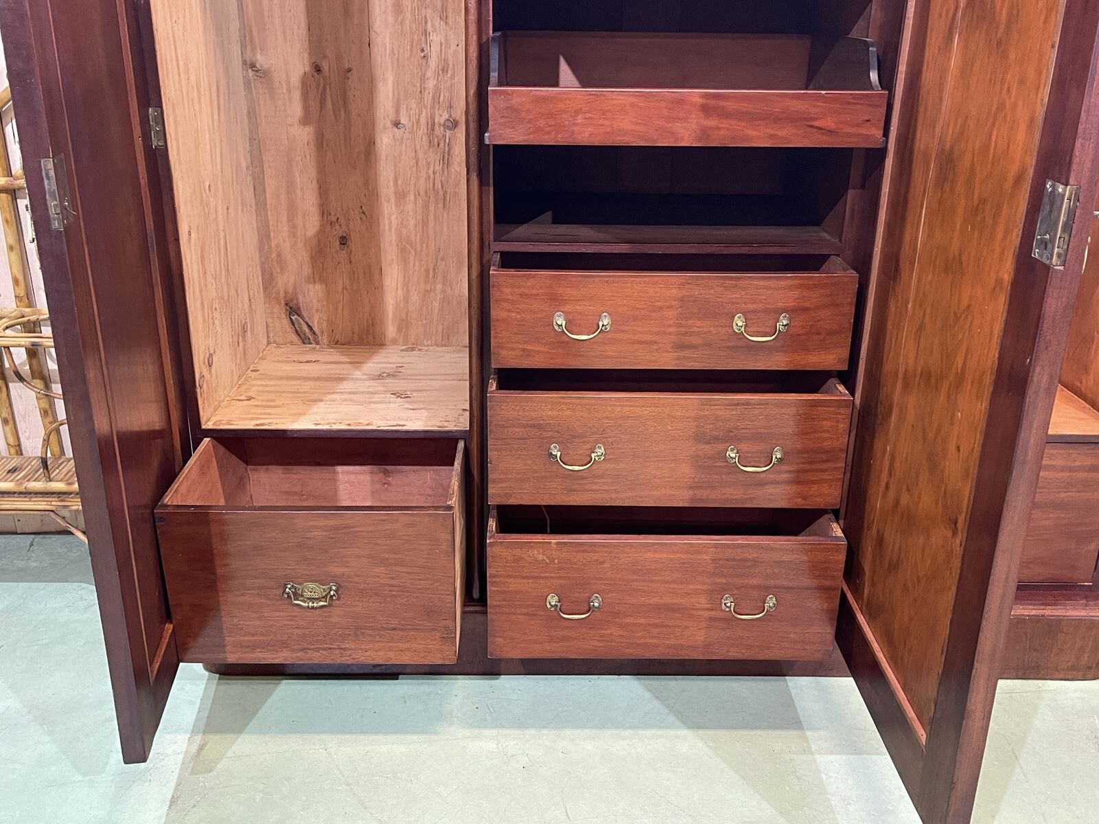 Dressing Victorian XIXth mahogany