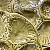 Vintage ceramic oyster plates from Gien