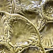 Vintage ceramic oyster plates from Gien