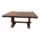 Rectangular monastery coffee table in solid oak