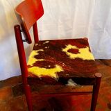 4 vintage Scandinavian cow chairs