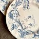 6 Gien ironstone dinner plates, "Rinceaux" service no. 1