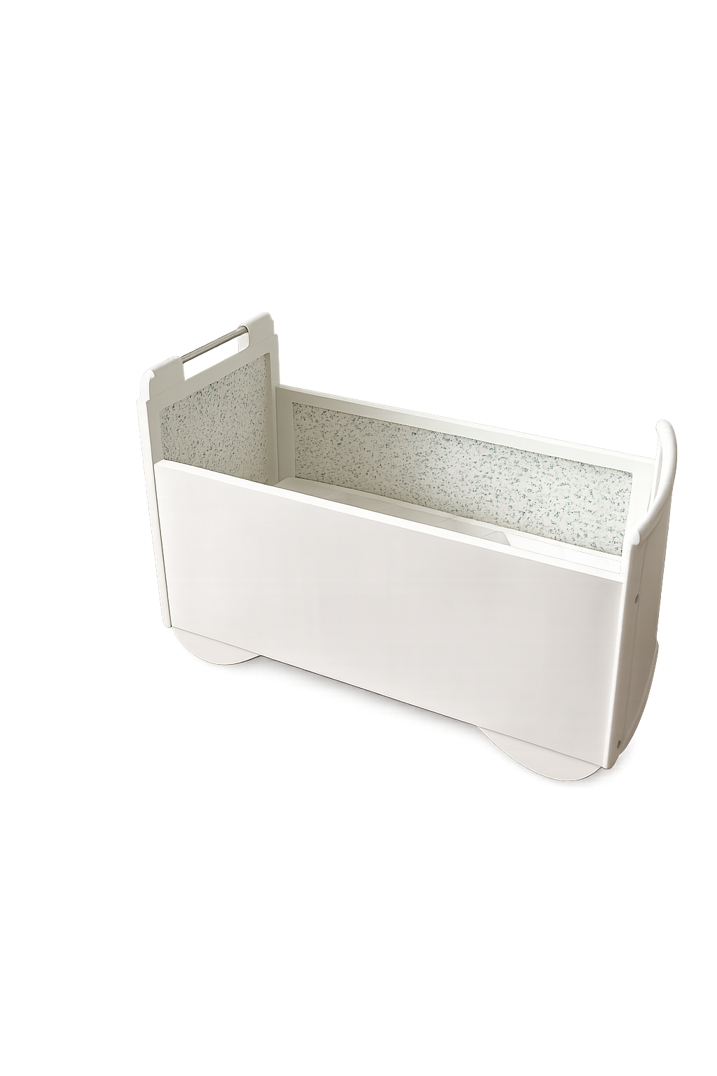 Lit bébé années 50 rénové et son matelas