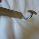 Vintage wall coat door in chrome bronze 3 patères