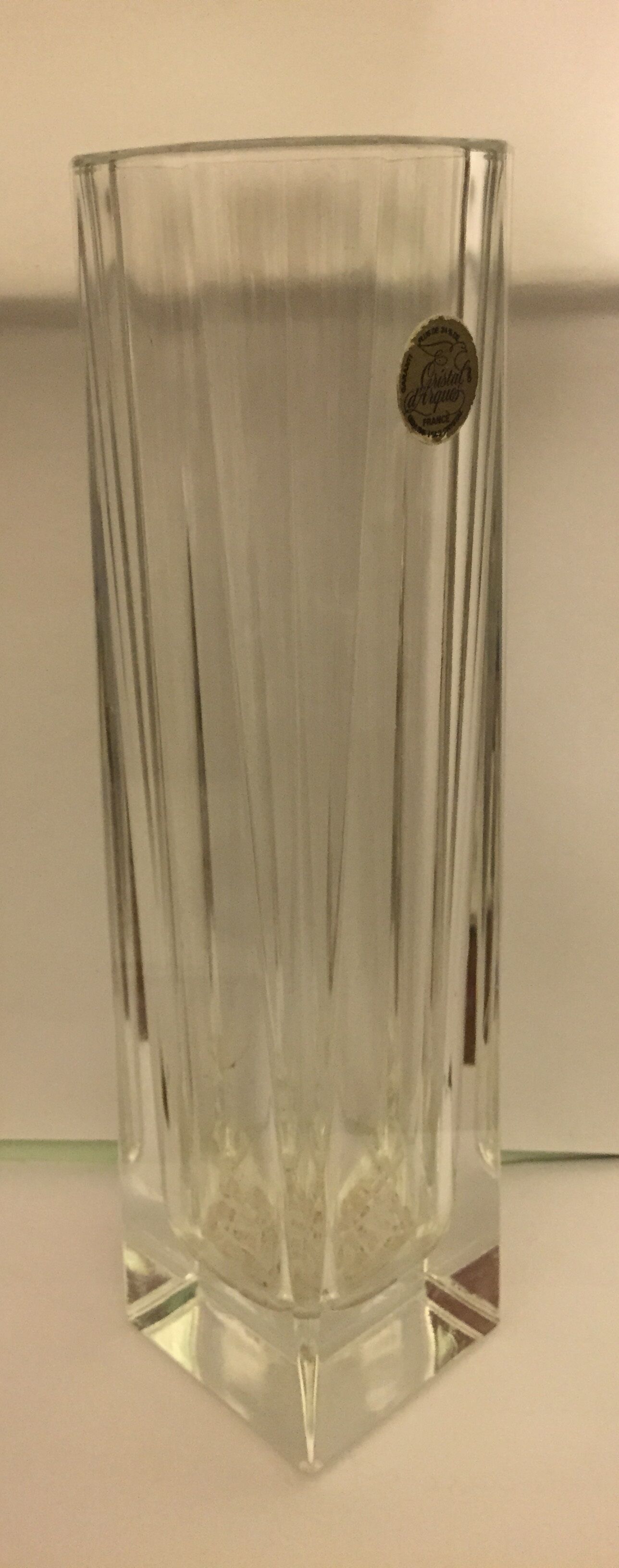 Crystal vase