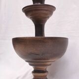 Grand bougeoir / fontaine , céramique signée jean marais