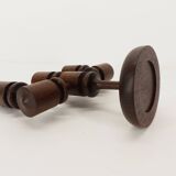Brutalist candlestick 3 lights 1960