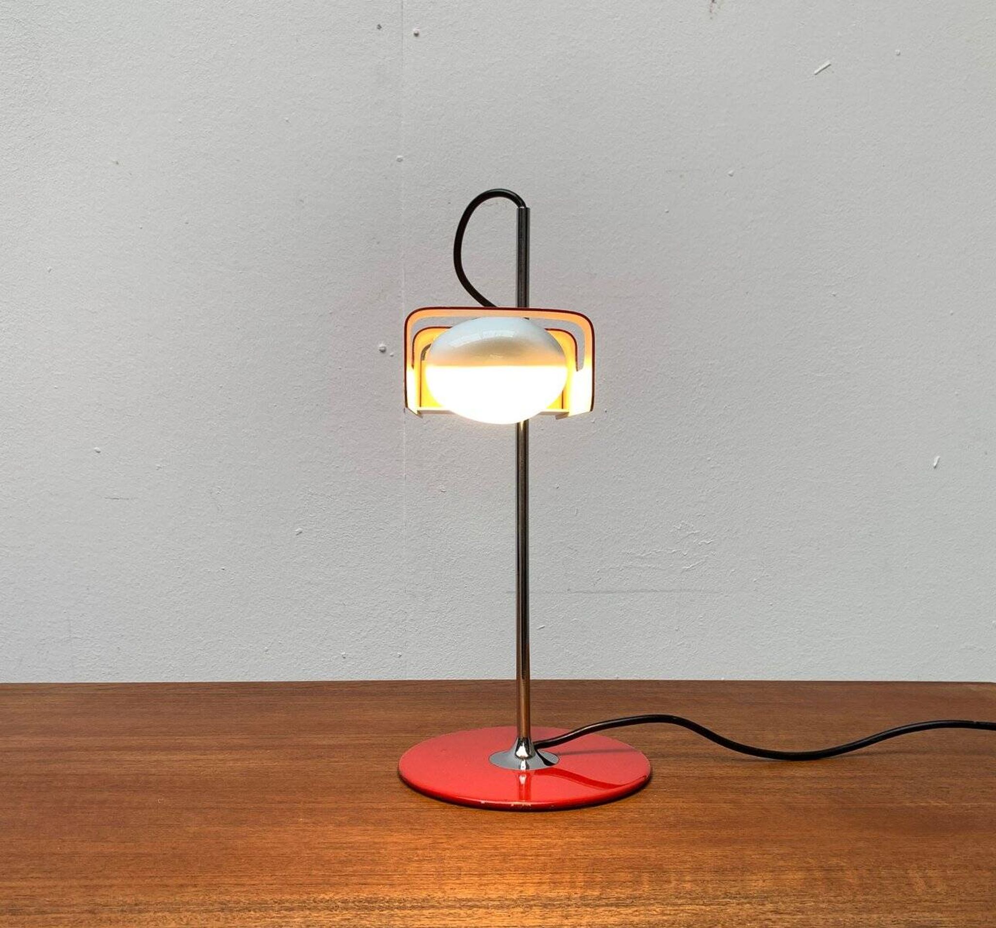 Mid-Century Italian Spider 291 Table Lamp by Joe Colombo for Oluce, 1960s