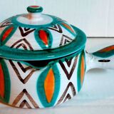 Ceramic fondue pot